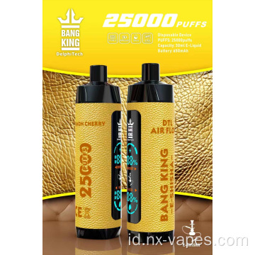 Bang King Shisha 25000 Puffs Vapes sekali pakai